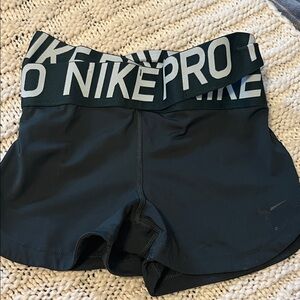 Nike Women's Dark Gray Pro Athletic Shorts